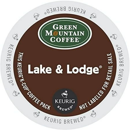 Green Mountain Coffee Lake & Lodge K-Cup lid printed by Michigan Shippers Supply